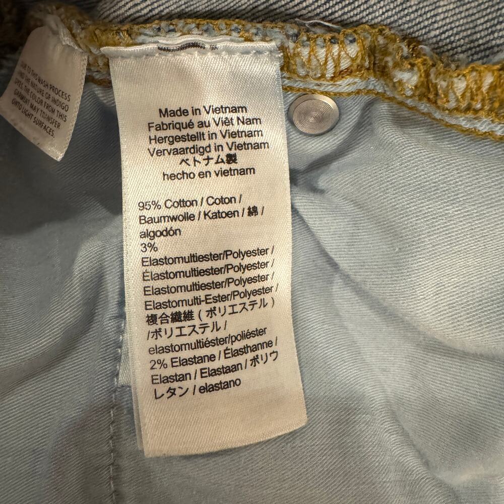 J. Crew 9" High-Rise Toothpick Skinny Jean Raw Hem in Hamden Wash Size 28 - Picture 8 of 13